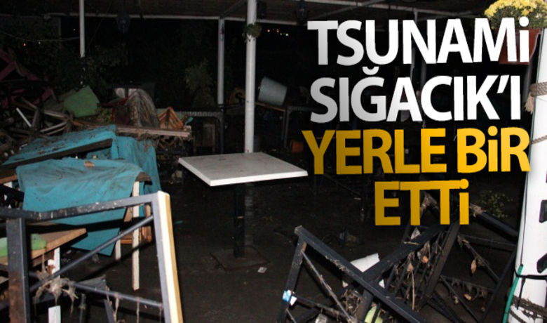 Tsunami, Sığacık'ı yerle bir etti - İzmir’de meydana gelen 6.6 büyüklüğündeki depremin ardından Seferihisar ilçesi Sığacık Mahallesi tsunami ile yerler bir oldu. Tsunamide 1 kişi hayatını kaybederken, büyük çapta maddi hasar meydana geldi.BUGÜN NELER OLDU?