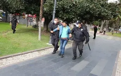 Samsun’da bıçaklı saldırgan tehlike saçtı
