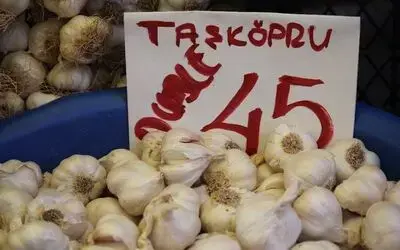 Pazarın şampiyonu ’sarımsak’
