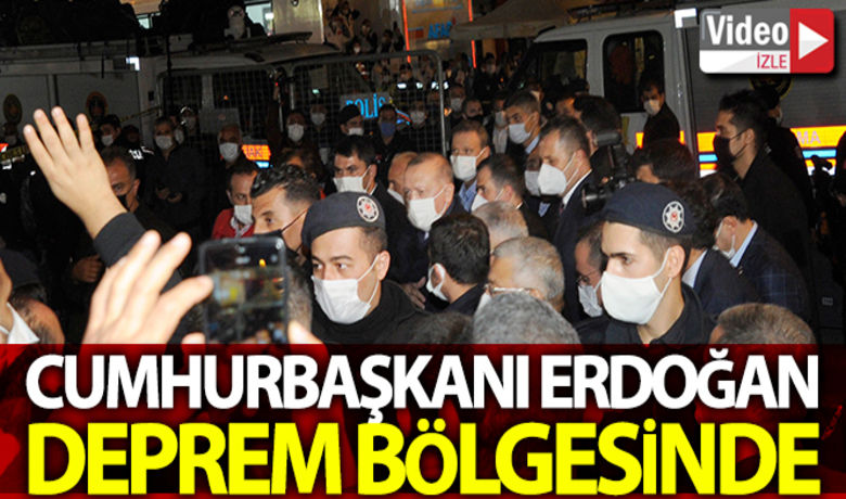 Cumhurbaşkanı Erdoğan deprem bölgesinde - Cumhurbaşkanı Recep Tayyip Erdoğan, İzmir'deki 6,6 büyüklüğündeki depremin ardından yıkılan Rıza Bey Apartmanı'na gelerek incelemelerde bulundu.BUGÜN NELER OLDU?