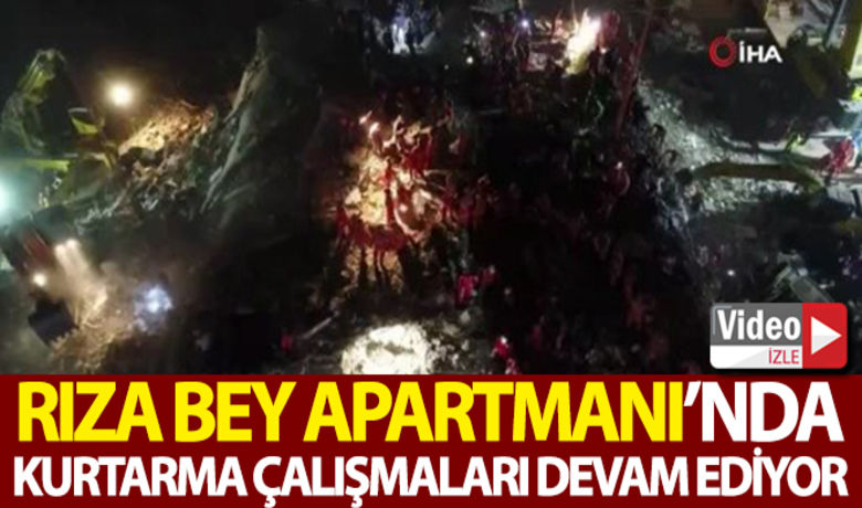 Rıza bey apartmanında arama kurtarmaçalışmaları sürüyor - İhlas Haber Ajansı - İzmir Bayraklı'daki Rıza bey apartmanında arama kurtarma çalışmaları sürüyor.