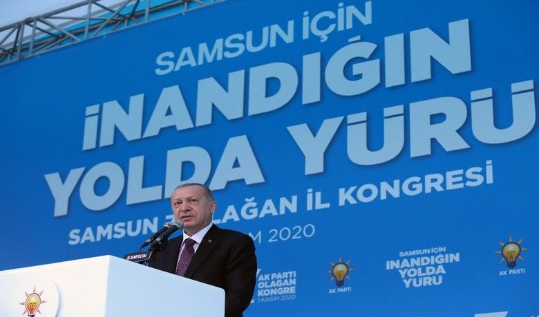 Cumhurbaşkanı Erdoğan: “Samsun’u İç Anadoluve Akdeniz Bölgesi’ne hızlı trenle bağlayacağız” - Cumhurbaşkanı Recep Tayyip Erdoğan, “Samsun, Amasya, Çorum, Kırıkkale hızlı tren projemizin proje hazırlıkları ayrıca devam ediyor. Bu proje ile Yerköy, Kırşehir, Aksaray, Ulukışla demiryolu hattına da bağlantı sağlanacak. Böylece Samsun’u İç Anadolu ve Akdeniz Bölgesi’ne tüm limanlara hızlı tren ile bağlamış oluyoruz” dedi.