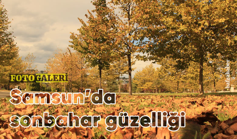Samsun’da sonbahar güzelliği