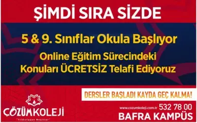 Çözüm Kolejinden Ücretsiz Telafi 