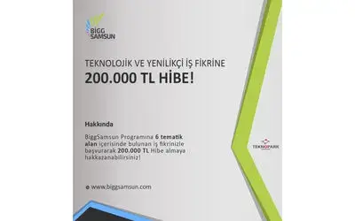 BiggSamsun’dan teknolojik ve yenilikçi iş fikrine 200 bin TL hibe
