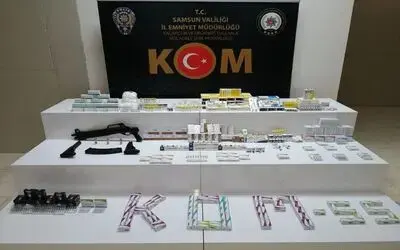 Samsun’da kaçak ilaç operasyonu: 2 gözaltı
