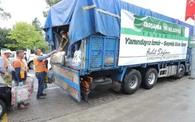 Çarşamba Belediyesi’nden deprem bölgesine yardım
