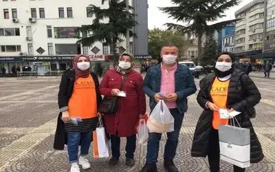 KADEM Samsun Gençlik Korona virüsle mücadelede sahada
