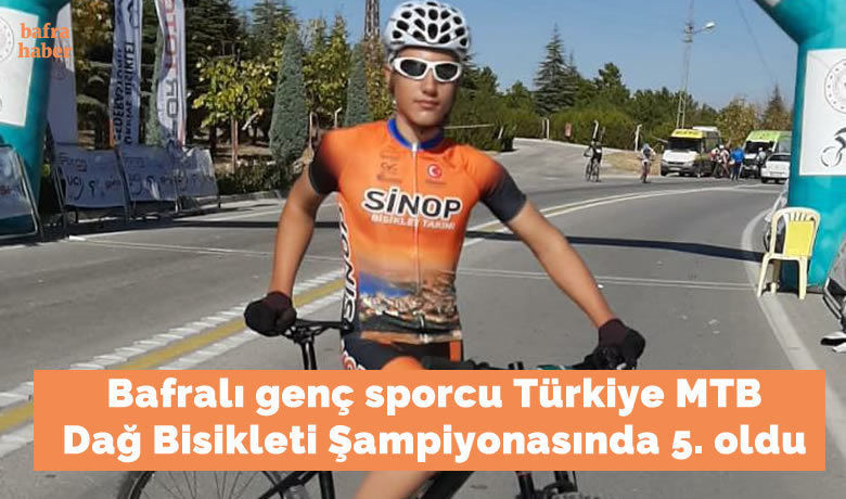 Bafralı Genç Sporcu Türkiye Mtb Dağ Bisikleti Şampiyonasında 5. Oldu 