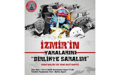 Bafra’dan İzmir’e yardım eli
