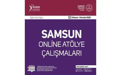 Samsun’da 4 bin 550 öğretmene online atölye çalışması

