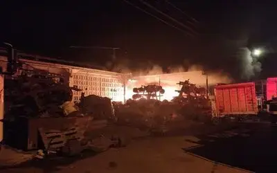 Çarşamba Sanayi Sitesi’nde yangın
