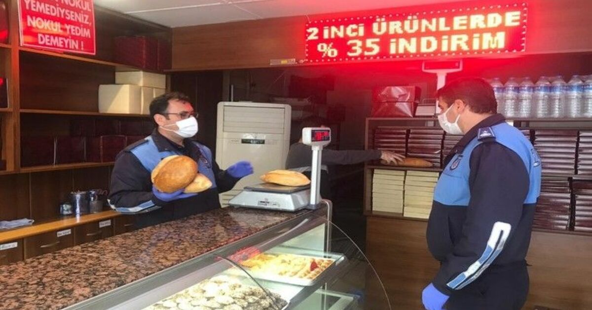 Bafra Belediyesinden fırınlarda gramaj denetimi