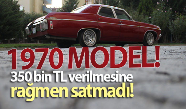 Bu otomobil 1970 model! 350bin TL verilmesine rağmen satmadı - Elazığ'da klasik araba tutkunu Halis Yüksel,1970 model olan gözü gibi baktığı “Chevrolet” marka otomobiline 350 bin TL verilmesine rağmen satmadı.Erkan Bay - Rıdvan Yeşilırmak