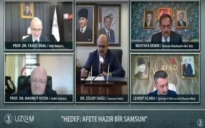 Samsun’un afet planları canlı yayında konuşuldu
