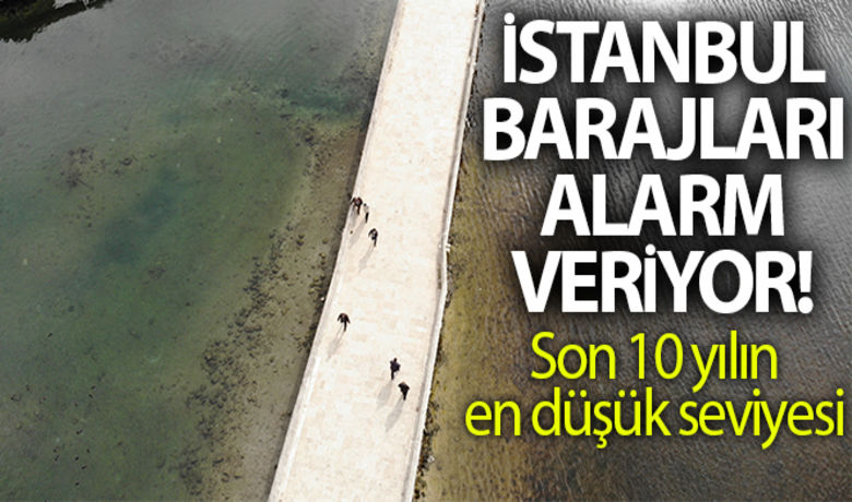 İstanbul barajlarındaki su kalitesi alarm veriyor - İstanbul barajları son günlerdeki yağışlara rağmen alarm vermeye devam ediyor. Barajların doluluk oranı son 10 yılın düşük seviyesi olan yüzde 27 seviyesine kadar indi. Su seviyesi azaldıkça hem organizmaların artacağı hem de oksijen seviyesinin olumsuz etkileneceğini söyleyen Prof. Dr. Nüket Sivri, “Doluluk oranı yüzde 10’un altına düştüğünde asıl tehdit başlar” dedi.BUGÜN NELER OLDU?