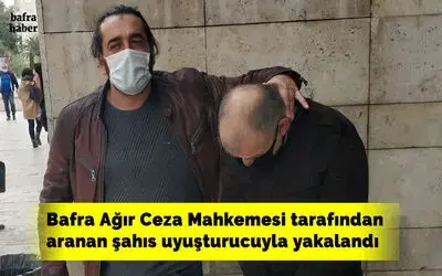 5 yıl hapis cezası bulunan şahıs uyuşturucuyla yakalandı