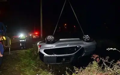 Samsun’da cip su kanalına düştü
