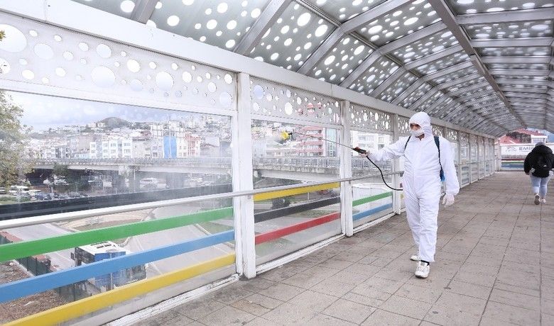 Canik’te virüs seferberliği
 - Canik Belediyesi Kovid-19 Mücadele ve Destek Birimi ilçede dezenfekte çalışmalarını aralıksız sürdürüyor.