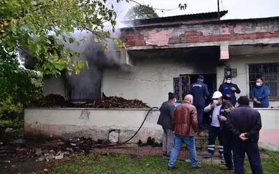 86 yaşındaki babasını kurtarmak için alevlerin arasına girdi ama kurtaramadı
