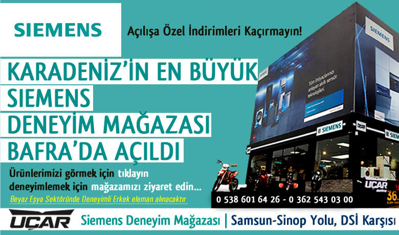 Karadeniz’in En Büyük Siemens Deneyim Mağazası Bafra'da Açıldı 