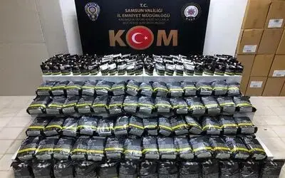 Samsun’da kaçak tütün operasyonu
