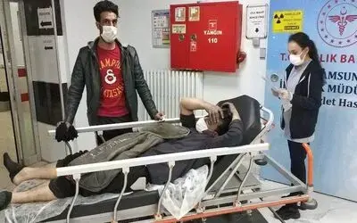 Samsun’da yangında bir kişi hastanelik oldu
