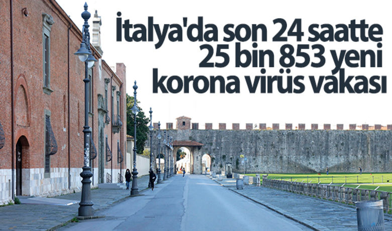 İtalya'da son 24 saatte 25bin 853 yeni korona virüs vakası - İtalya'da yeni tip korona virüs (Covid-19) salgınında son 24 saat içinde 25 bin 853 yeni vaka tespit edilmesi ile toplam vaka sayısı 1 milyon 480 bin 874'e ulaştı.BUGÜN NELER OLDU?