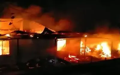 Samsun’da ev yangını
