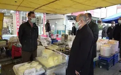 Vali Dağlı pazar denetiminde
