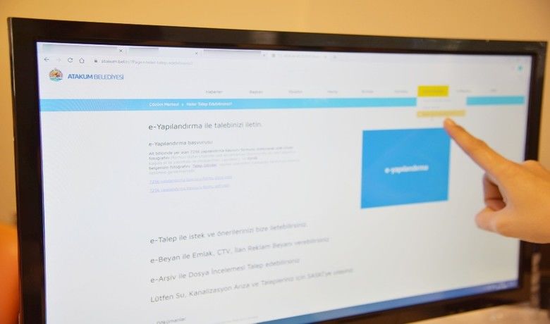 Atakum Belediyesi’nde mükelleflervergi borcunu e-işlemle yapılandırıyor