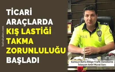 Polisten kış lastiği uyarısı