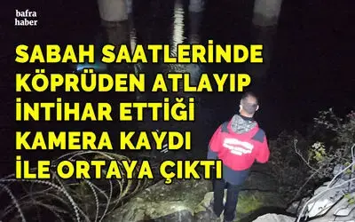 Bafra'da bir kadın Altınkaya Köprüsünden atlayarak intihar etti