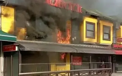Samsun’da lokantada yangını çıktı
