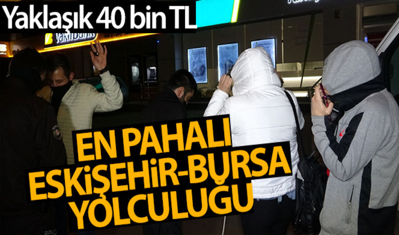 Kısıtlamada en pahalı Eskişehir-Bursa yolculuğu - Bursa'da kısıtlamada Eskişehir’den geldiklerini belirten 6 kişinin bulunduğu araçta uyuşturucu madde ele geçirildi. 6 kişi gözaltına alınırken Sokağa Çıkma Kısıtlamasına Uymamak ve sosyal mesafe kuralına uymamak suçundan yaklaşık 40 bin TL para cezası uygulandı.BUGÜN NELER OLDU?