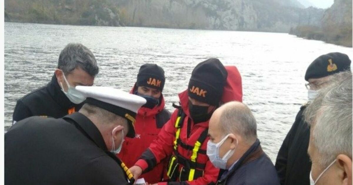 Bafra’da baraja atlayan kadın için devlet seferber