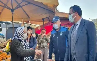 Çarşamba’da protokolden korona virüs denetimi
