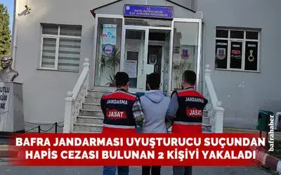 Hapis cezası bulunan 2 kişi jandarma tarafından yakalandı