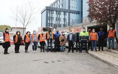 Atakum Belediyesi’nden kentin dört bir yanına gıda yardımı ve ulaşım hizmeti
