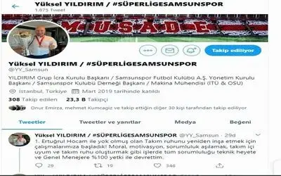 Başkan Yıldırım: “Ertuğrul Sağlam ile takım ruhunu inşa etme çalışmasına başladık”
