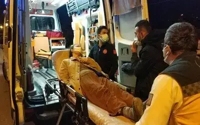 Samsun’da çarpışan otomobiller şarampole yuvarlandı: 2 yaralı

