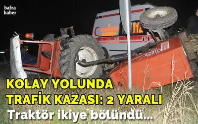 Kolay Yolunda Trafik Kazası: 2 Yaralı