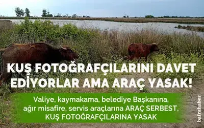 Başkan Demir: “Kuş Cenneti’nde fotoğraf çekimi yasak değil”