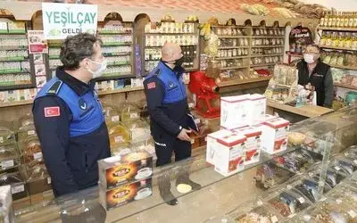 Atakum zabıtasından yeni yıl denetimi
