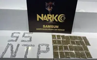 Samsun’da 3 kişi 153 paket bonzai ile yakalandı
