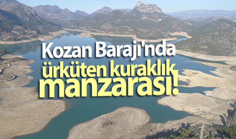 Kozan Barajı'nda ürküten kuraklık manzarası - Adana'nın Kozan Baraj Gölü, mevsim normallerinin üzerinde seyreden hava sıcaklığı ve ülke genelinde yaşanan kuraklıktan nasibini aldı. Tarımsal faaliyetlerde kullanılan baraj suyu, geçen yıla oranla yüzde 23 düşüş kaydetti. Çekilen suyun oluşturduğu kuraklık tablosu havadan görüntülendi.BUGÜN NELER OLDU?