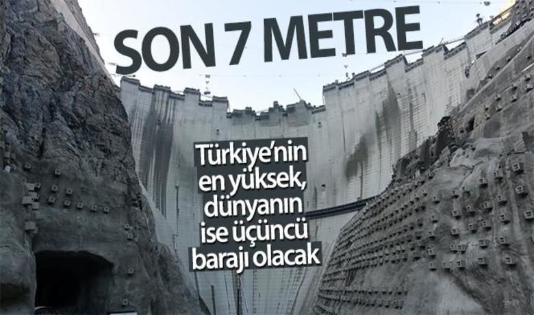 Yusufeli Barajında son 7 metreye girildi - Tamamlandığında Türkiye’nin en yüksek, dünyanın ise üçüncü barajı olacak olan Yusufeli Barajı’nda çalışmalar sürüyor. Gövde yüksekliği 268 metreye ulaşırken, elektrik üretecek jeneratörler monte edilmeye devam ediyor. Ünite-3’e ait Jeneratör Rotoru sorunsuz bir şekilde yerine indirildiBUGÜN NELER OLDU?