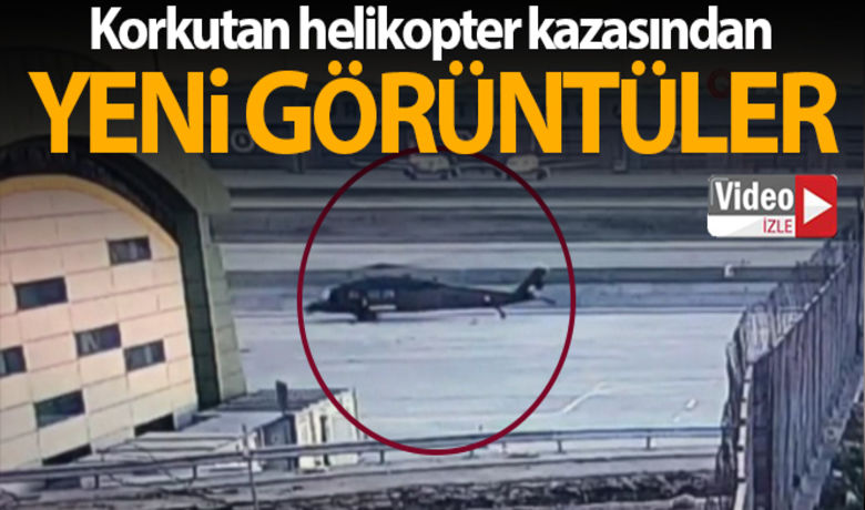 Havalimanındaki helikopter kaza anı kamerada - İstanbul Sabiha Gökçen Havalimanında jandarma helikopterinin pervanesinin aydınlatma direğine çarptığı kazanın, görüntüleri ortaya çıktıBUGÜN NELER OLDU?