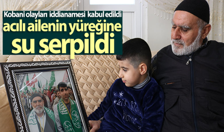 Kobani olayları iddianamesi kabul edildi,acılı ailenin yüreğine su serpildi - Ankara Cumhuriyet Başsavcılığınca, 6-8 Ekim 2014’te gerçekleştirilen olaylarla ilgili olarak hazırlanan iddianamenin 22. Ağır Ceza Mahkemesince kabul edilmesine ilişkin konuşan, Kobani olaylarında öldürülen Hasan Gökgöz’ün babası Mehmet Gökgöz, "İddianamenin kabul edilmesi içimi ferahlattı, acım biraz dindi" dedi.	"İddianamenin kabul edilmesi içimi ferahlattı"BUGÜN NELER OLDU?