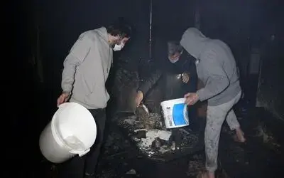 Samsun’da yangın dehşeti: Karı-koca ağır yaralandı
